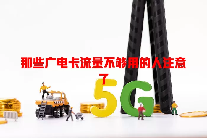 那些广电卡流量不够用的人注意了