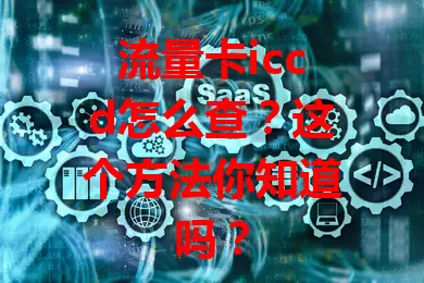 流量卡iccd怎么查？这个方法你知道吗？