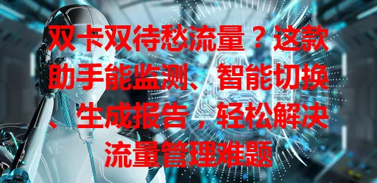 双卡双待愁流量？这款助手能监测、智能切换、生成报告，轻松解决流量管理难题