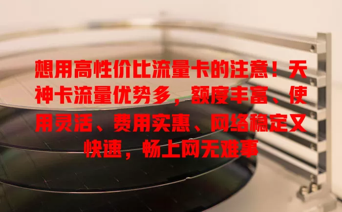 想用高性价比流量卡的注意！天神卡流量优势多，额度丰富、使用灵活、费用实惠、网络稳定又快速，畅上网无难事