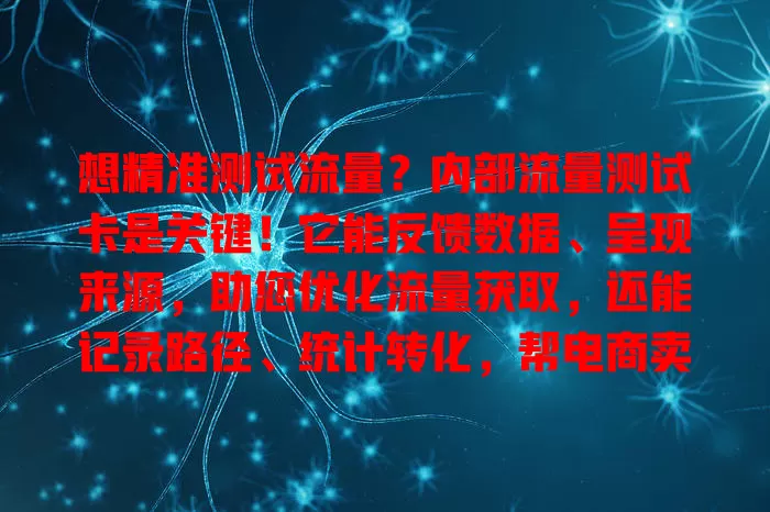 想精准测试流量？内部流量测试卡是关键！它能反馈数据、呈现来源，助您优化流量获取，还能记录路径、统计转化，帮电商卖家和创作者提升业务成效，从业者别错过！