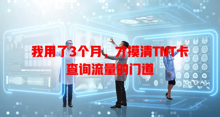 我用了3个月，才摸清TNT卡查询流量的门道