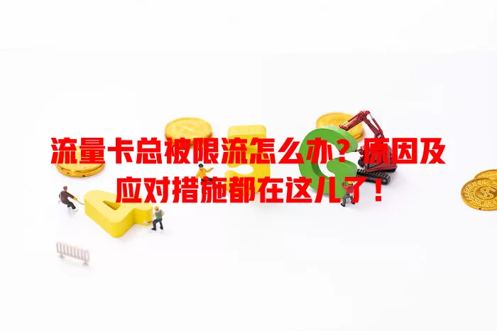 流量卡总被限流怎么办？原因及应对措施都在这儿了！