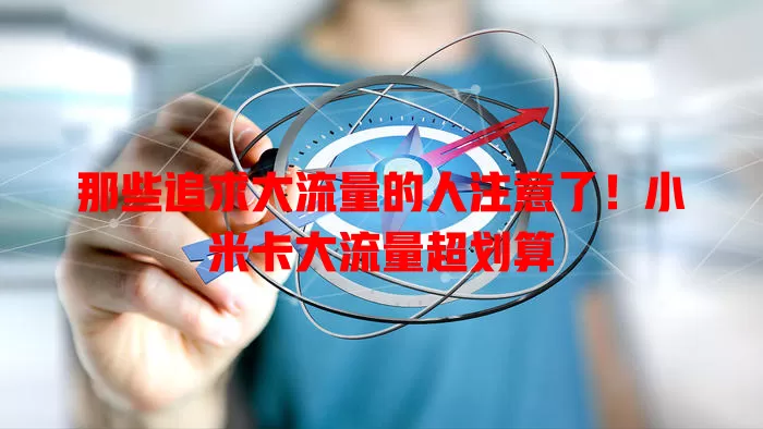 那些追求大流量的人注意了！小米卡大流量超划算