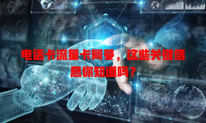 电话卡流量卡阿曼，这些关键信息你知道吗？