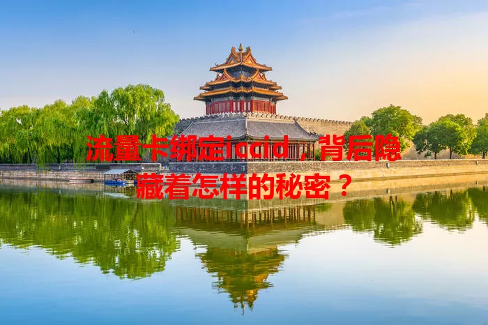 流量卡绑定iccid，背后隐藏着怎样的秘密？