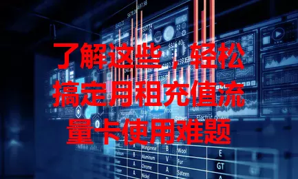 了解这些，轻松搞定月租充值流量卡使用难题