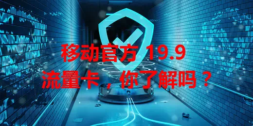 移动官方 19.9 流量卡，你了解吗？