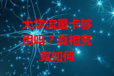 大学流量卡够用吗？真相究竟如何