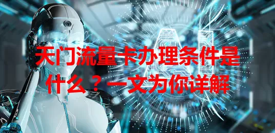 天门流量卡办理条件是什么？一文为你详解