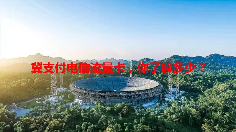 冀支付电信流量卡，你了解多少？