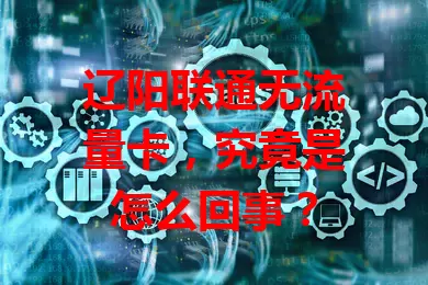辽阳联通无流量卡，究竟是怎么回事？