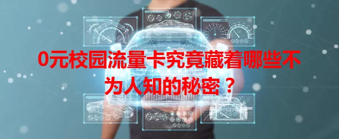 0元校园流量卡究竟藏着哪些不为人知的秘密？