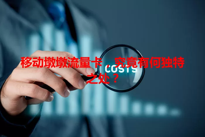 移动墩墩流量卡，究竟有何独特之处？
