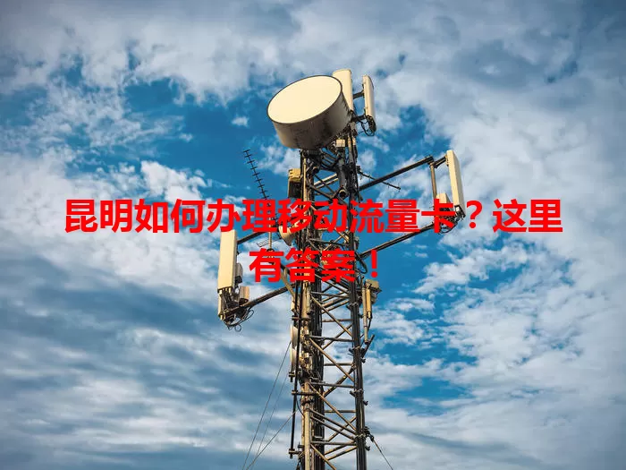 昆明如何办理移动流量卡？这里有答案！