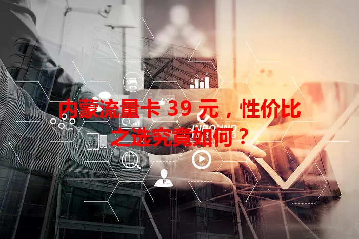 内蒙流量卡 39 元，性价比之选究竟如何？