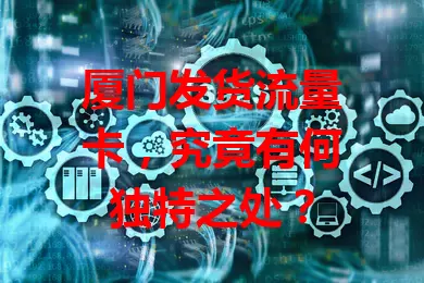 厦门发货流量卡，究竟有何独特之处？