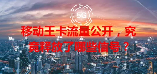 移动王卡流量公开，究竟释放了哪些信号？