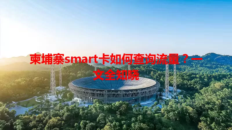 柬埔寨smart卡如何查询流量？一文全知晓